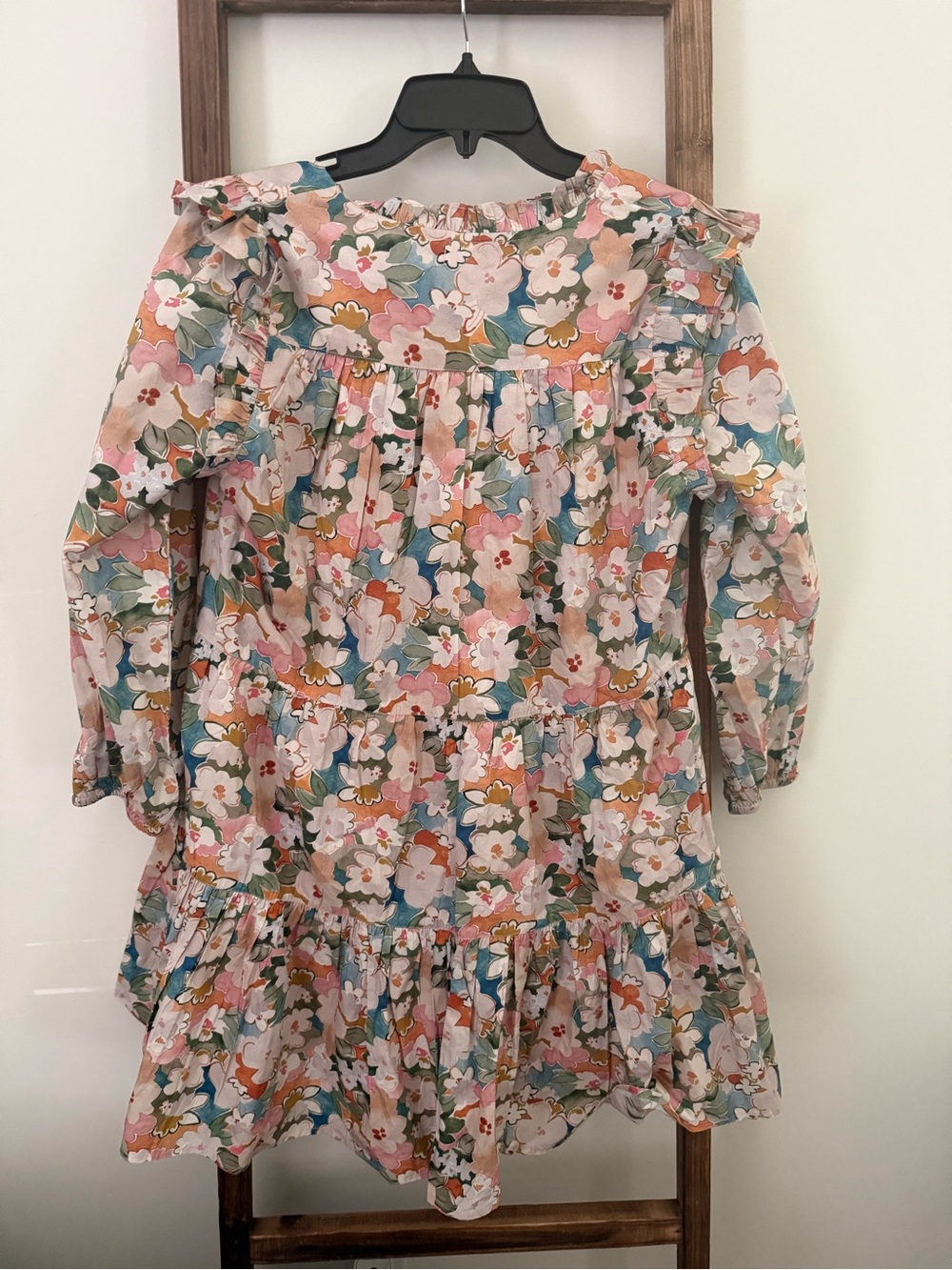 Pink Chicken Pink Multi Floral Ruffle Tiered Dress - Picture 2 of 3